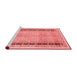 Modern Red Washable Rugs