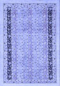 Oriental Blue Modern Rug, abs2633blu