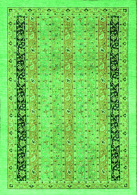 Oriental Green Modern Rug, abs2633grn