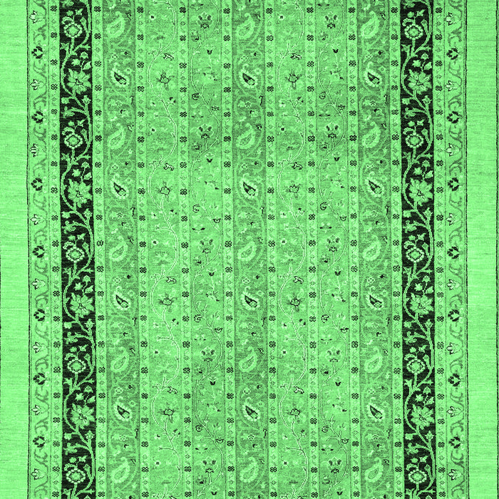 Oriental Emerald Green Modern Rug, abs2633emgrn