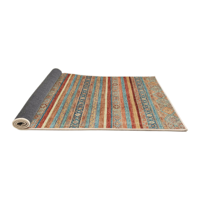 Sideview of Abstract Chestnut Red Oriental Rug, abs2634