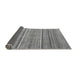 Sideview of Oriental Gray Modern Rug, abs2634gry