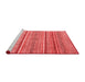 Modern Red Washable Rugs