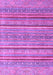 Machine Washable Oriental Purple Modern Area Rugs, wshabs2634pur