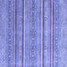 Square Oriental Blue Modern Rug, abs2634blu