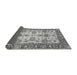 Sideview of Oriental Gray Modern Rug, abs2635gry