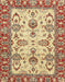 Abstract Mustard Yellow Oriental Rug, abs2635