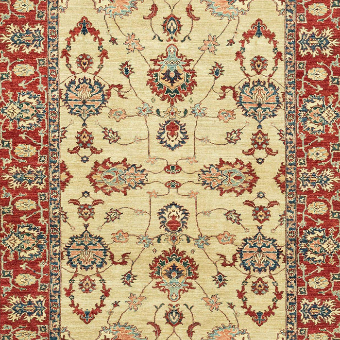 Abstract Mustard Yellow Oriental Rug, abs2635