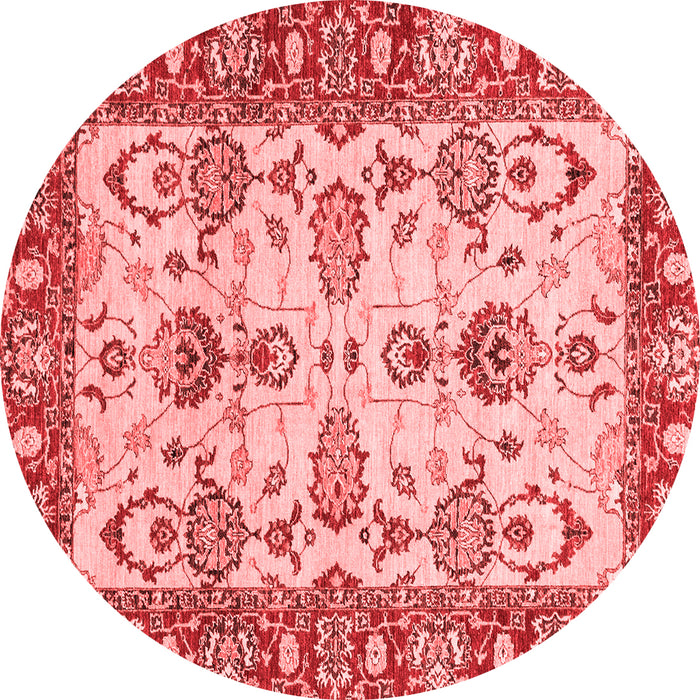 Machine Washable Oriental Red Modern Rug, wshabs2635red