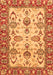 Machine Washable Oriental Orange Modern Area Rugs, wshabs2635org