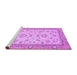 Sideview of Machine Washable Oriental Purple Modern Area Rugs, wshabs2636pur