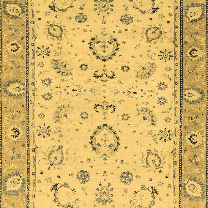 Machine Washable Oriental Brown Modern Rug, wshabs2636brn