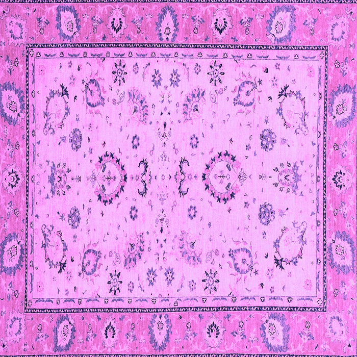Square Oriental Purple Modern Rug, abs2636pur