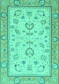 Oriental Turquoise Modern Rug, abs2636turq