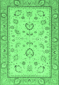 Oriental Emerald Green Modern Rug, abs2636emgrn