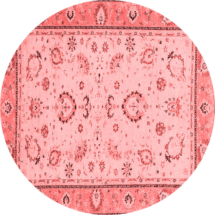 Machine Washable Oriental Red Modern Rug, wshabs2636red