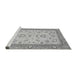 Sideview of Machine Washable Oriental Gray Modern Rug, wshabs2636gry