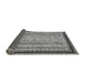 Sideview of Oriental Gray Modern Rug, abs2637gry