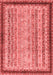 Oriental Red Modern Area Rugs