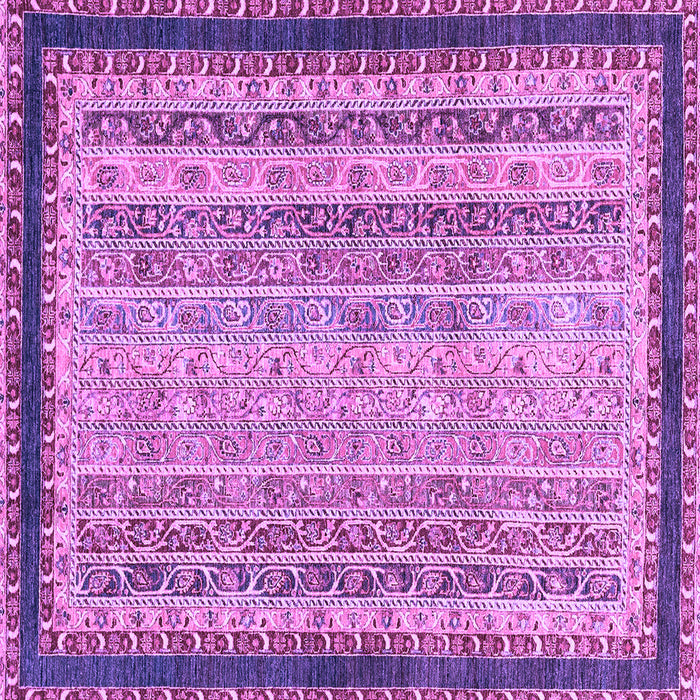 Square Oriental Purple Modern Rug, abs2637pur