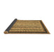 Sideview of Oriental Brown Modern Rug, abs2637brn