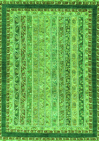 Oriental Green Modern Rug, abs2637grn