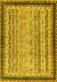 Oriental Yellow Modern Rug, abs2637yw