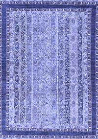 Oriental Blue Modern Rug, abs2637blu