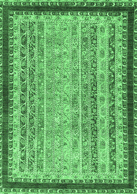 Oriental Emerald Green Modern Rug, abs2637emgrn