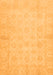 Machine Washable Oriental Orange Modern Area Rugs, wshabs2638org