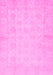 Machine Washable Oriental Pink Modern Rug, wshabs2638pnk