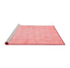 Modern Red Washable Rugs