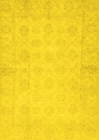 Oriental Yellow Modern Rug, abs2638yw