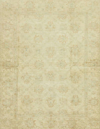 Machine Washable Abstract Brown Gold Rug, wshabs2638