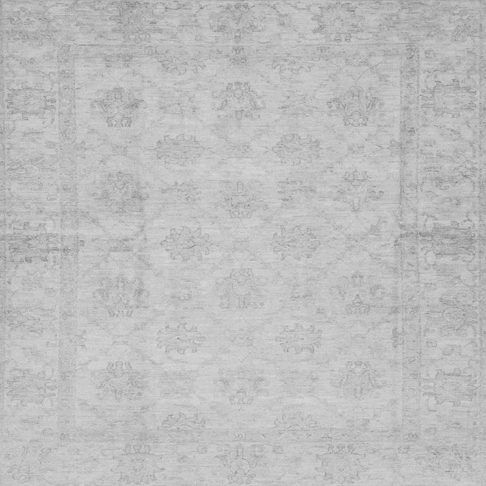 Square Oriental Gray Modern Rug, abs2638gry