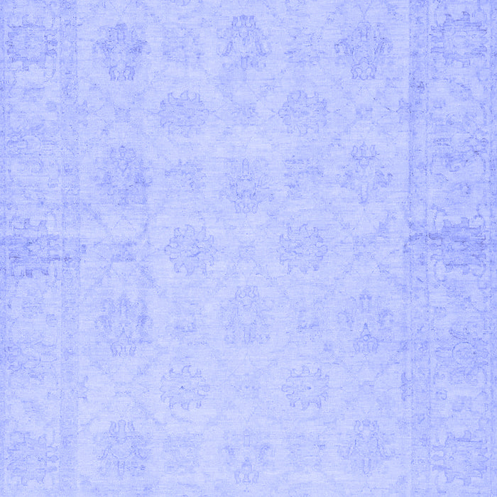 Machine Washable Oriental Blue Modern Rug, wshabs2638blu