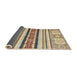 Sideview of Abstract Brown Gold Oriental Rug, abs2639