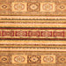 Square Machine Washable Oriental Orange Modern Area Rugs, wshabs2639org