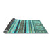 Sideview of Oriental Light Blue Modern Rug, abs2639lblu