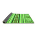 Sideview of Oriental Green Modern Rug, abs2639grn