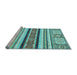 Sideview of Machine Washable Oriental Light Blue Modern Rug, wshabs2639lblu