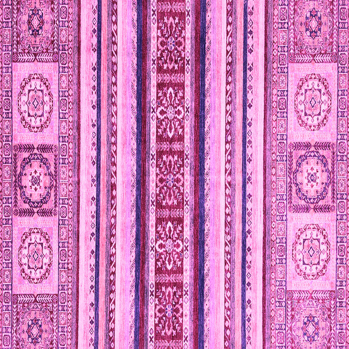 Square Oriental Pink Modern Rug, abs2639pnk