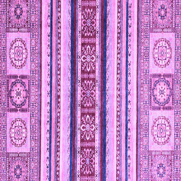 Square Machine Washable Oriental Purple Modern Area Rugs, wshabs2639pur
