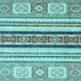 Square Oriental Light Blue Modern Rug, abs2639lblu