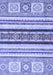 Machine Washable Oriental Blue Modern Rug, wshabs2639blu