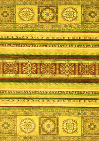 Oriental Yellow Modern Rug, abs2639yw