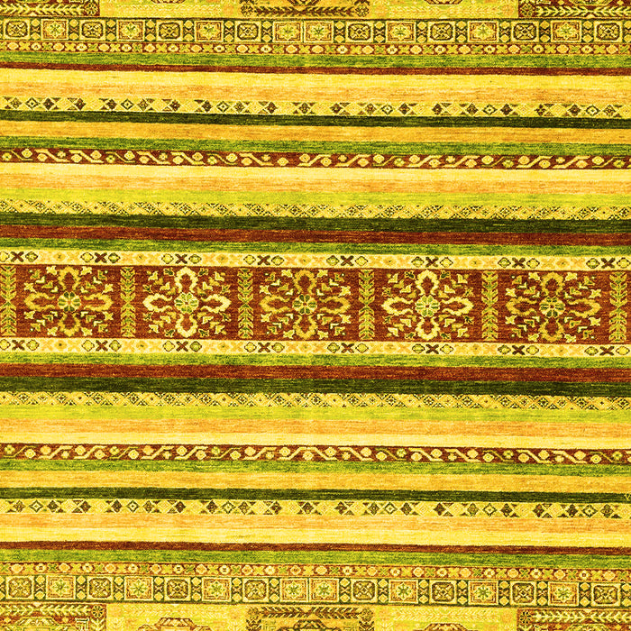 Oriental Yellow Modern Rug, abs2639yw