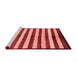 Modern Red Washable Rugs