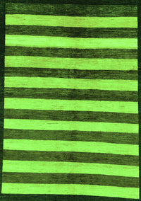 Oriental Green Modern Rug, abs263grn