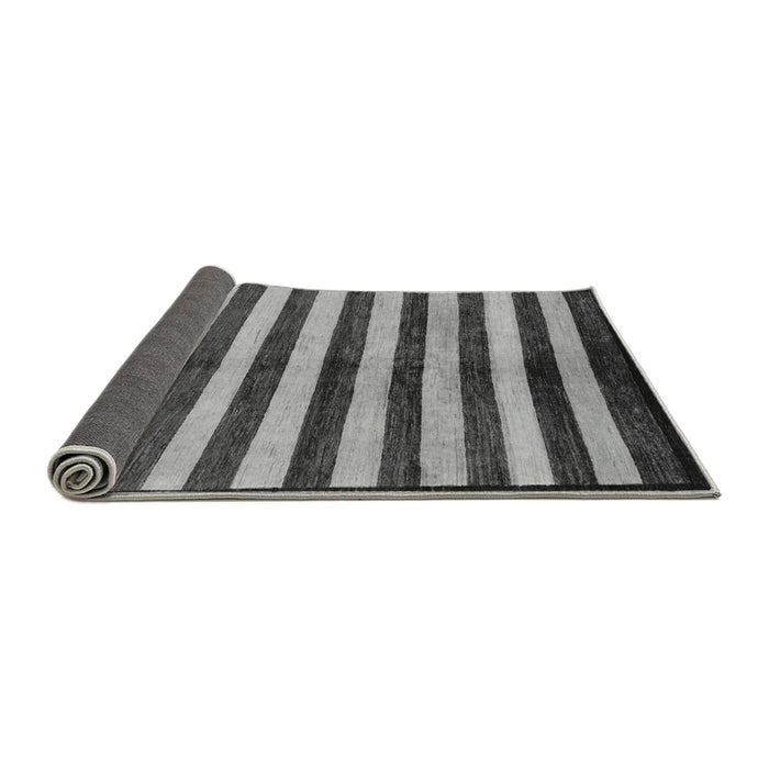 Sideview of Oriental Gray Modern Rug, abs263gry